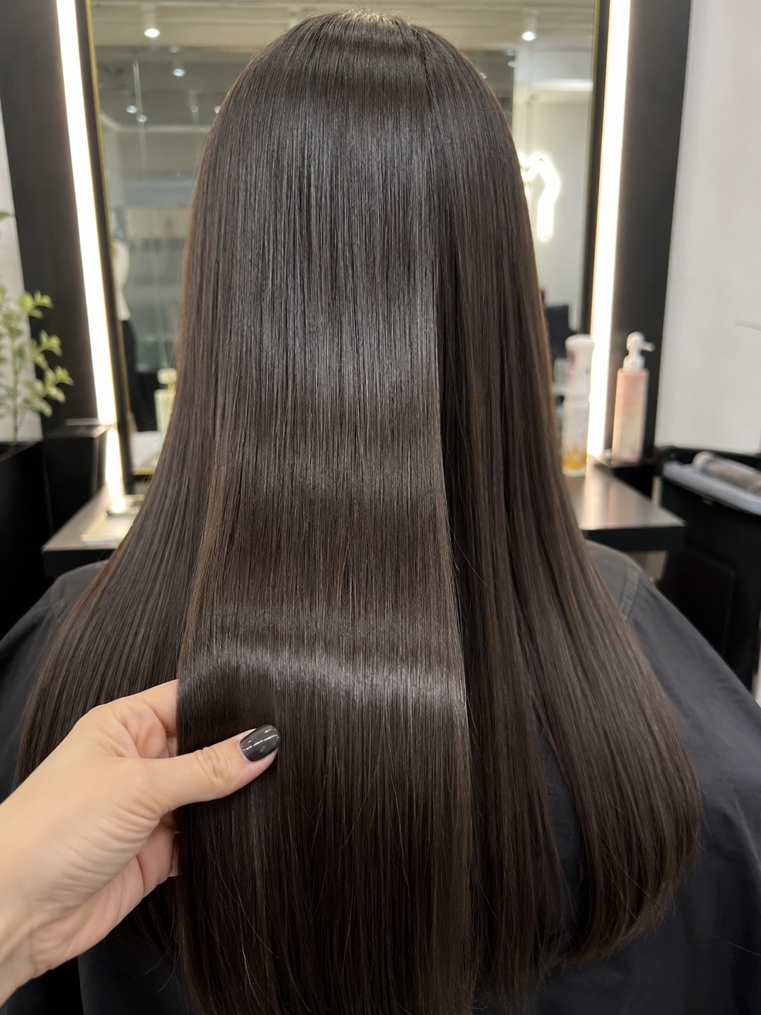 نمونه نتیجه کراتین مو بعد از انجام کراتین